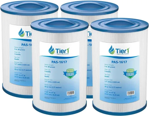 Miniatura 11 de Tier1 Cartucho de filtro de piscina y spa Reemplazo para vías fluviales 817-0050, Skimmer de acceso frontal, Pleatco PWW50, FC-0359, 6CH-940 y más