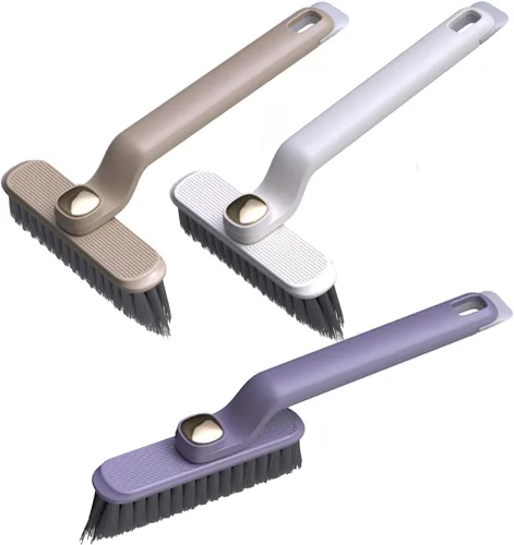 3 cepillos de limpieza giratorios multifuncionales para hendiduras, cepillo de limpieza de cerdas duras 2025, 360 grados, sin esquinas muertas,