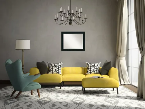 Miniatura 7 de Amanti Art Espejo de pared, espejo con marco de madera negra Corvino para decoración de pared o para usar como espejo de baño para sobre el Corvino