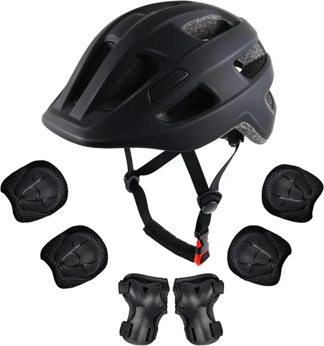 Miniatura 17 de Casco de bicicleta para niños de 1 a 8 años, cascos ajustables para niños y niñas, casco ligero para niños, ciclismo, scooter, deportivo, 18.9-21.3