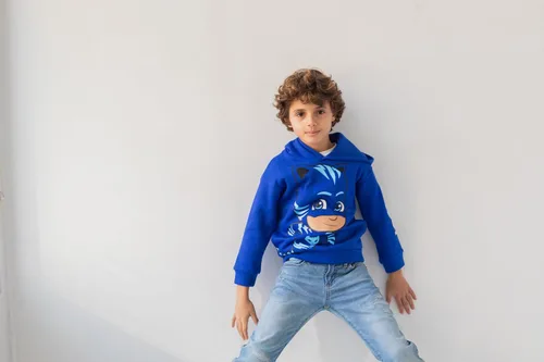 Miniatura 4 de PJ Masks Catboy Owlette Gekko SizeRangeDescription1 Sudadera con capucha de forro polar SizeDescription1
