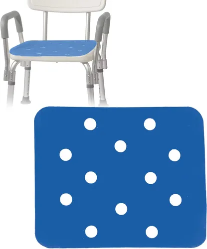 Miniatura 6 de Alfombrilla de asiento para silla de baño, cojín de banco de ducha para ancianos, almohadilla de espuma EVA antideslizante con adhesivo