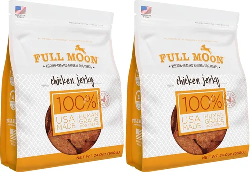 Miniatura 12 de Full Moon - Cecina de pollo para perros saludable, natural y de grado humano, sin granos, hecha en EE. UU., 1.5 libras (Paquete de 1)