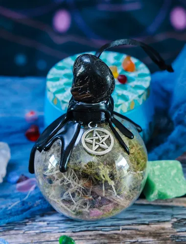 Miniatura 6 de Bolas de adivinación Bola de adivinación Bolas de protección de nigromancia Herramientas de altar Herramientas de altar Colección de tarros
