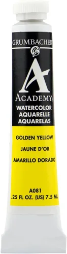 Miniatura 13 de Grumbacher Academy Pintura de acuarela, 0.3 fl oz/0.25 onzas, Siena cruda (A171)