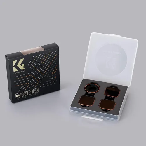 Miniatura 7 de K&F Concept - Juego de 4 filtros para lentes ND8 ND16 ND32 CPL, compatible con GoPro Hero12 / Hero11 / Hero10 / Hero 9 Black, kit de filtros