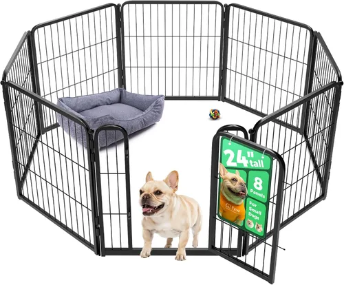Miniatura 101 de FXW Homeplus Unleashed Corralito para Perros de Interior - Juego Sin Estrés y Seguro, Resistente de 24 Pulgadas 4 Paneles Corral para Cachorros