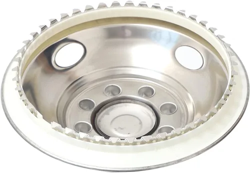 Miniatura 3 de Simulador completo de ruedas de acero inoxidable pulido a presión de 16 pulgadas, 8 lengüetas, 4 agujeros de mano, para Chevy GMC 3500 1974-2000
