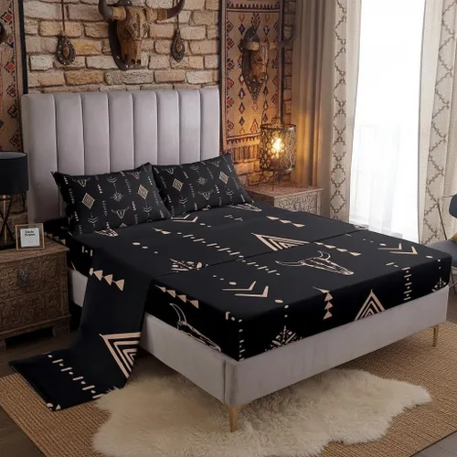 Miniatura 33 de Erosebridal Highland Cow - Juego de sábanas de tamaño individual con diseño de rosas para niños, niñas, adolescentes, adultos, animales salvajes