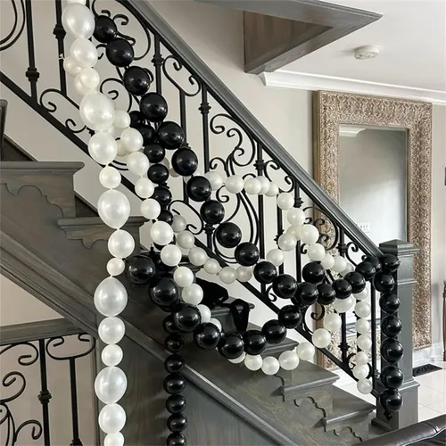 Miniatura 2 de Globos de Enlace Azul Claro, 60 Piezas de 6 Pulgadas Globos Pequeños de Enlace Rápido Azul Bebé para Hacer Pared de Globos, Arco de Corazón, Globos