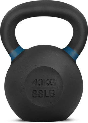 Miniatura 8 de Yes4All - Pesas rusas de hierro fundido con recubrimiento en polvo, entrenamiento de fuerza, gimnasio en casa, ejercicios de cuerpo completo
