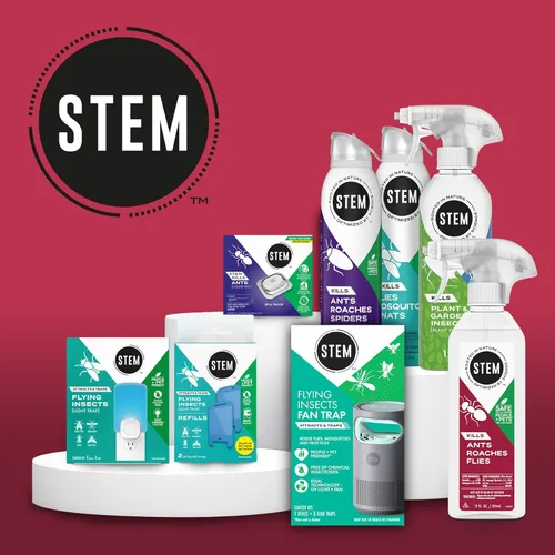 Miniatura 9 de STEM Mata hormigas, cucarachas y moscas: aerosol para insectos de ingredientes activos a base de plantas, insecticida botánico