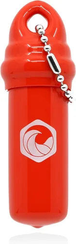 Seahive Llavero flotante (paquete de 1) con contenedor de seguridad impermeable, flotador para llave de barco, pontón, accesorios de pesca, soporte