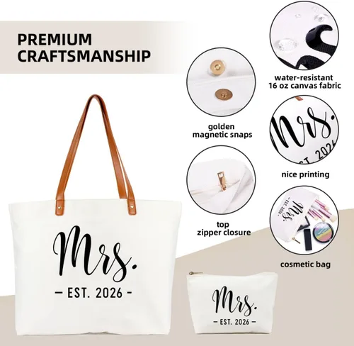 Miniatura 4 de Lamyba Bride Bag, Bride to be Gifts, Bridal Shower Wedding Gifts