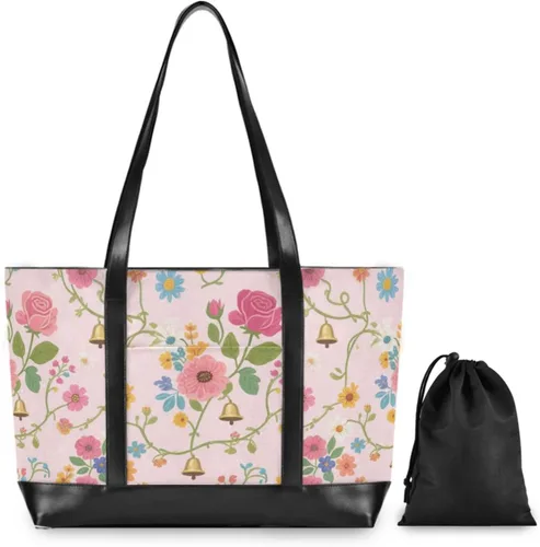 Miniatura 4 de Summer Flowers Beautiful trendy laptop bags with zipper 14 inch bag for flight with diaper maletin ejecutivo para mujer
