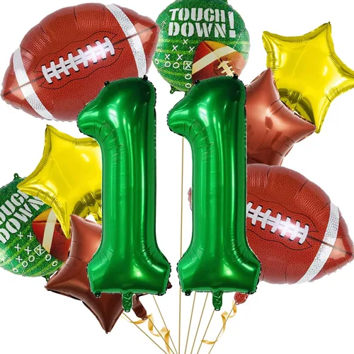 Miniatura 11 de Set de Globos de Fútbol Decoraciones para Fiesta de Cumpleaños de Fútbol Decoraciones de Partido de Fútbol Tema Deportivo para Cumpleaños