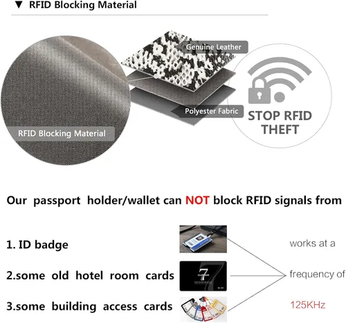 Miniatura 4 de BOSTANTEN - Carteras de cuero para mujer, bloqueo de identificación por radio frecuencia (RFID), cierre de cremallera alrededor, tarjetero, cartera