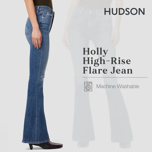 Miniatura 3 de HUDSON Jeans Holly de talle alto acampanados para mujer