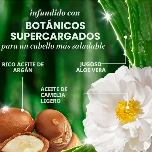 Miniatura 4 de Herbal Essences Juego de champú y acondicionador reparador de aceite de argán, hidrata y suaviza, sin parabenos, seguro para el color, pH