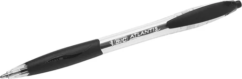 Miniatura 7 de BIC Atlantis Clic - Bolígrafo (0.039 in, 12 unidades), color negro