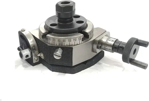 Miniatura 2 de MESA DE INDEXING ROTARY DE ALTA CALIDAD DE 80 MM, M6 CLAMP KIT CON ADAPTADOR DE COLLET & SUITABLE TAILSTOCK-MILLING ENGINEERING TOOLS