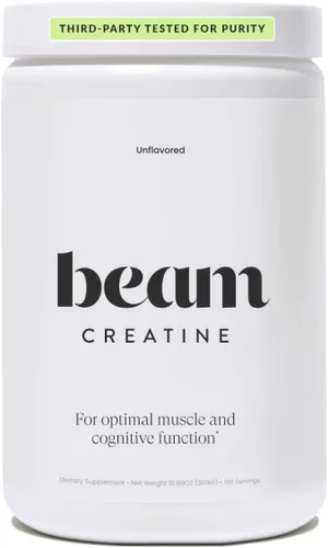 Miniatura 11 de Beam Creatina en polvo, probada por terceros, suplemento de monohidrato de creatina micronizada, creatina para mujeres y hombres, fuerza muscular