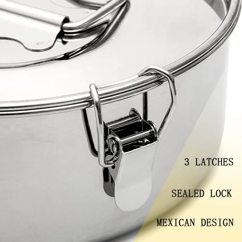 Miniatura 2 de Flanera - Molde para flan de acero inoxidable de 85 onzas, compatible con Instant Pot de 8 cuartos de galón, diseño mexicano Flanera Flan Maker