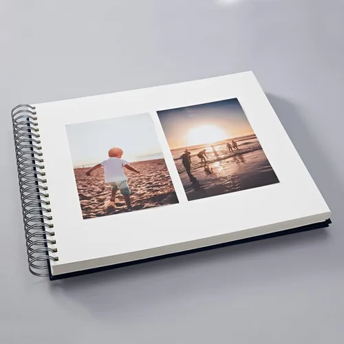 Miniatura 6 de Semikolon - Álbum de fotos en espiral Mucho Maxi con 90 páginas crema, naranja