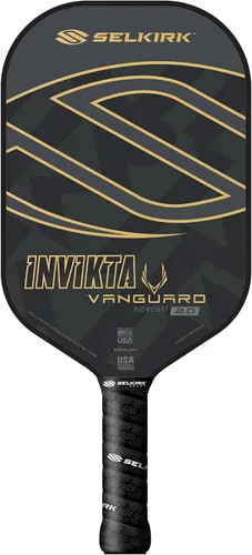 Miniatura 37 de Selkirk Sport Vanguard - Paleta híbrida de pickleball de fibra de carbono con núcleo de polipropileno X5, raquetas de pickleball 1.0 Rojo