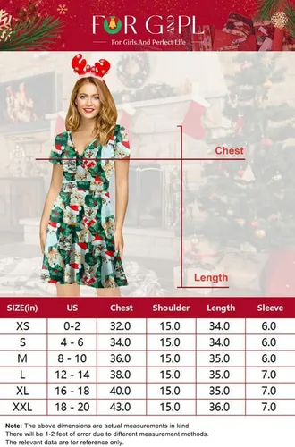 Miniatura 6 de For G and PL Vestido cruzado de manga corta con cuello en V para mujer