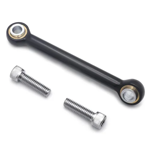 Miniatura 3 de Compatible con 2009 y posteriores Touring Trike FLHR FLHT Negro Enlace estabilizador de montaje del motor delantero [P/N: MT458-001-BK]