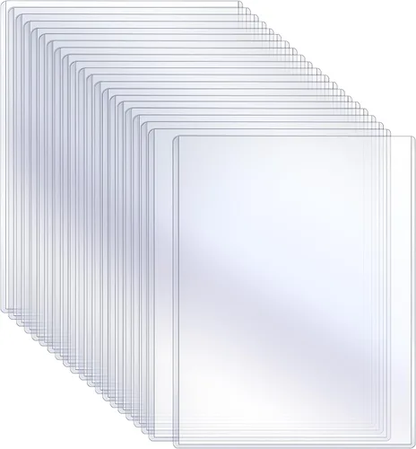 Miniatura 10 de Sherr 2 piezas protectores rígidos para impresión de 18 x 24 pulgadas, protectores de láminas de plástico duro transparente, fundas para póster