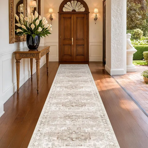 Miniatura 181 de Alfombra Boho Negra para Sala de Estar - Alfombra de Área Lavable de 10x14 Pies, Alfombras de Comedor para Debajo de la Mesa, Alfombra Suave de Pelo