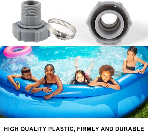 Miniatura 7 de Drenaje de piscina para piscinas Coleman/sobre el suelo/Bestway Id1.5 pulgadas, adaptador de manguera de drenaje, enchufe de drenaje para conectar a
