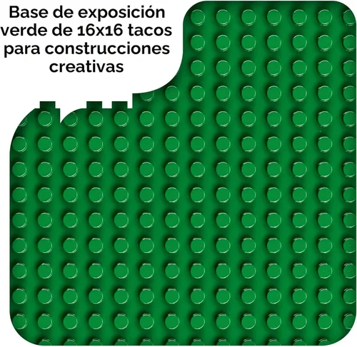 Miniatura 4 de LEGO DUPLO Green Building Plate - Juguete educativo y educativo para niños pequeños, preescolar, niños y niñas, a partir de 1.5 años, ideas