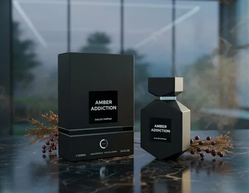 Miniatura 3 de Camara Eau de Parfum de larga duración, botella de vidrio de 3.4 onzas líquidas (adicción ámbar)
