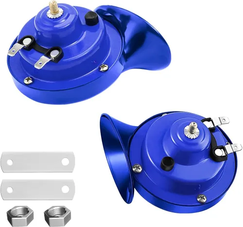 Bocinas de tren súper fuertes, cuerno de caracol eléctrico resistente al agua para automóvil, kit de repuesto de bocinas de aire de sonido furioso