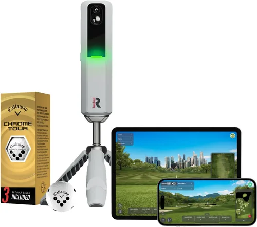 Rapsodo MLM2PRO Monitor de lanzamiento móvil + Simulador de golf, gris