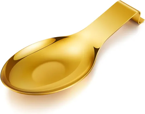 Miniatura 8 de Nuanchu 6 piezas de soporte de cuchara de acero inoxidable, espátula, cucharón para estufa, resistente, soporte de espátula para encimera, apto