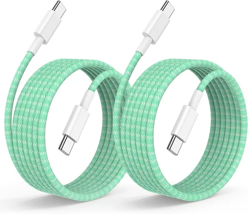 Miniatura 11 de Cable de carga rápida USB C a C de 10 pies, cable de carga largo tipo C a USB C para Apple iPhone 17 Pro Max/17 Air/16 Pro/15 Plus, MacBook Pro
