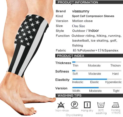 Miniatura 2 de Mangas deportivas de compresión para hombres y mujeres, los mejores calcetines de compresión sin pies para correr, enfermeras, recuperación