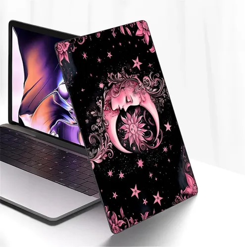 Miniatura 5 de para MacBook Pro de 13 Pulgadas Versión 2013-2015 Modelo A1425/A1502 Estuche para Computadora Negro, Estuche Rígido para Laptop de Patrón Premium