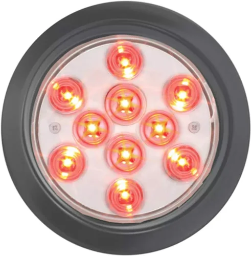 Miniatura 11 de Grand General 76850 - Luz LED (4 pulgadas Mega 10 Plus Am/Am con montaje en brida SS y coleta), 1 paquete