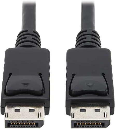 TRIPP LITE Cable DisplayPort con pestillos (M/M), DP a DP, 4K x 2K, 6 pies (P580-006), negro