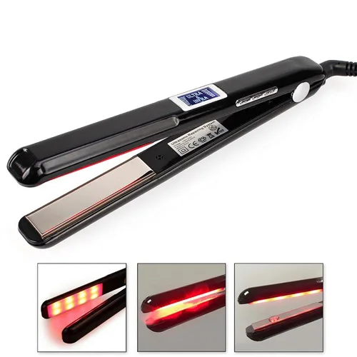 Miniatura 4 de Herramienta profesional para recuperar el cabello dañado con plancha ultrasónica para el cuidado del cabello por infrarrojos, plancha plana fría