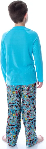 Miniatura 4 de DC Comics - Conjunto de pijama de 2 piezas con raglán y pantalones