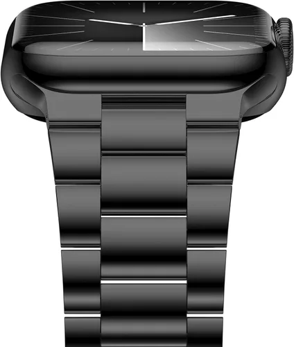 iiteeology Correa ligera de acero inoxidable diseñada para Apple Watch Series 1-11, 42mm, 41mm, 40mm, 38mm, SE2 y SE3, reemplazo de correas iWatch