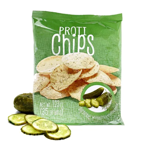 Miniatura 7 de ProtiWise Chips de proteína para barbacoa, 0.55 onzas de proteína, alta fibra, baja en carbohidratos, baja en calorías, aperitivo saludable sin