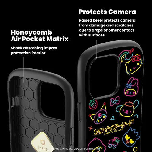 Miniatura 8 de iFace Correa de cuentas Kuromi & Baku + funda de primera clase para iPhone 14 Pro, Plástico