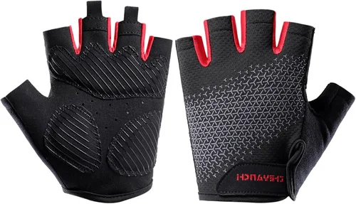 Miniatura 8 de SUJAYU Guantes de entrenamiento sin dedos para hombres y mujeres guantes de bicicleta para hombres accesorios de bicicleta de ciclismo, guantes